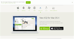 Desktop Screenshot of icq.com