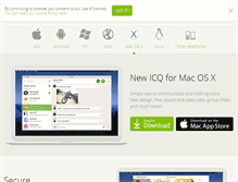 Tablet Screenshot of icq.com